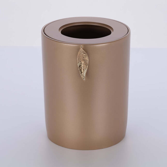 Leaf Çöp Kovası Vizon Altın - 3