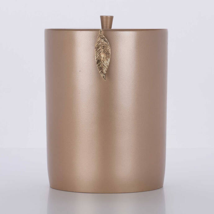 Leaf Çöp Kovası Vizon Altın - 1