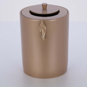 Leaf Çöp Kovası Vizon Altın - TepeHome (1)