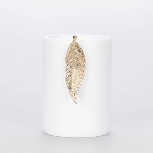 Leaf Diş Fırçalık Beyaz Altın - TepeHome
