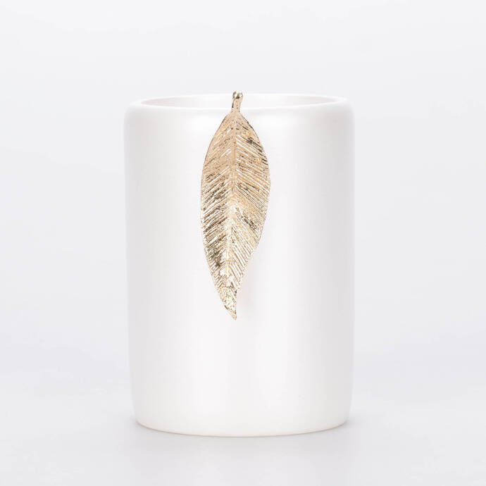 Leaf Diş Fırçalık İnci Altın - 1