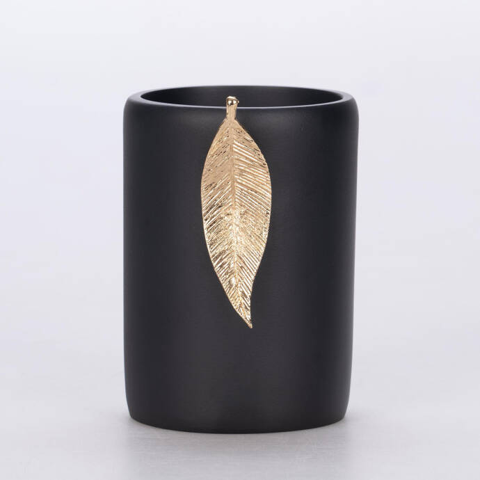 Leaf Diş Fırçalık Siyah Altın - 1