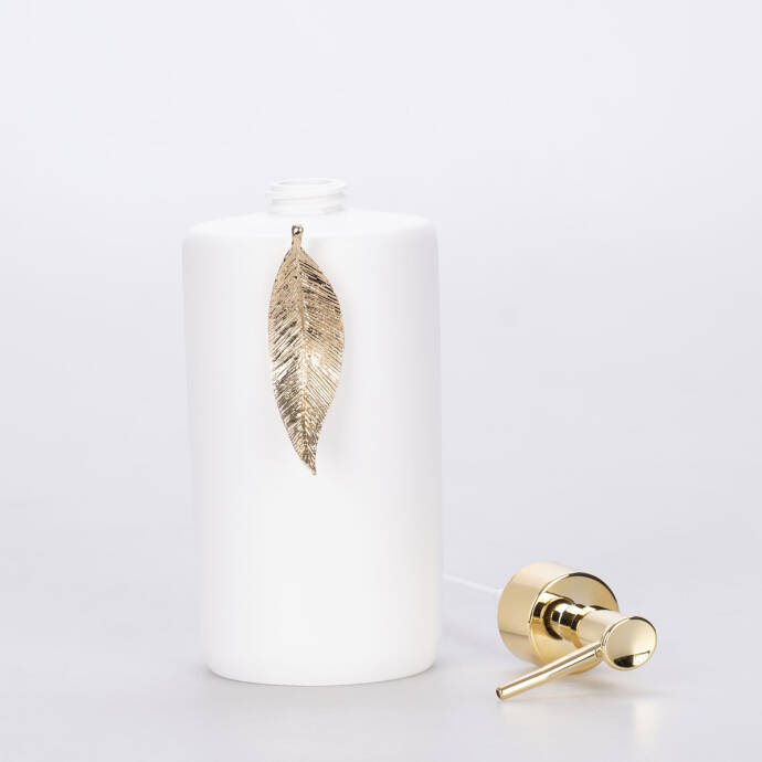 Leaf Sıvı Sabunluk Beyaz Altın - 2