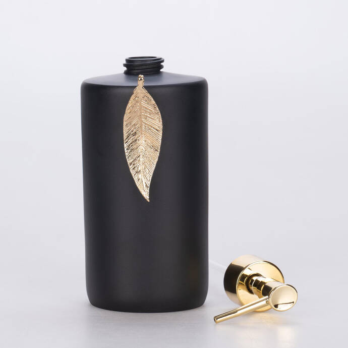 Leaf Sıvı Sabunluk Siyah Altın - 2