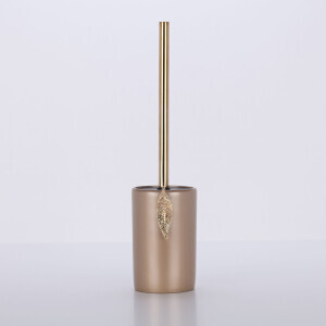 Leaf Tuvalet Fırçası Vizon Altın - TepeHome