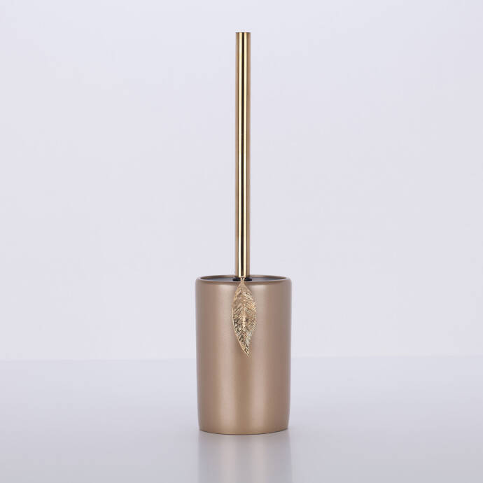 Leaf Tuvalet Fırçası Vizon Altın - 1
