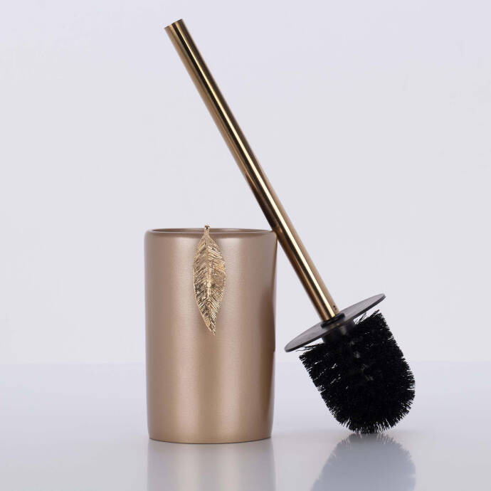 Leaf Tuvalet Fırçası Vizon Altın - 2