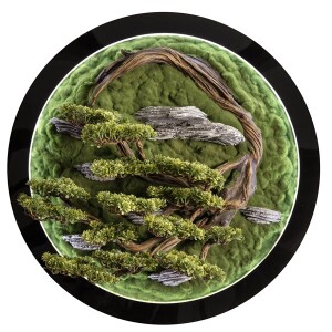 Led Işıklı Yuvarlak Bonsai Tablo-2 - TepeHome