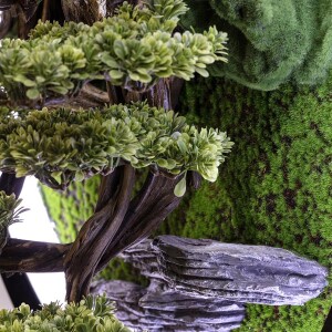 Led Işıklı Yuvarlak Bonsai Tablo-3 - 3