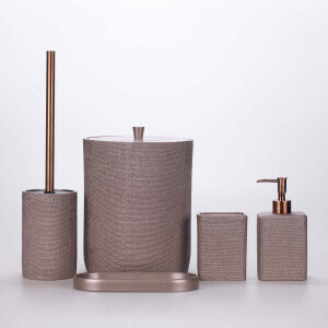 Linen Banyo Seti Taupe - 1