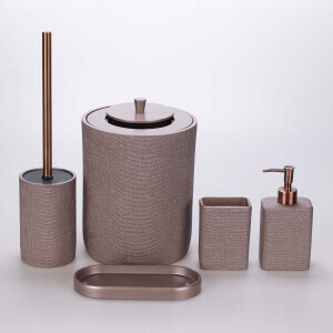 Linen Banyo Seti Taupe - 2