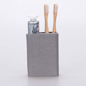 Linen Diş Fırçalık Gri - 2