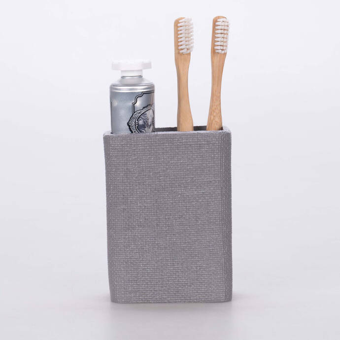 Linen Diş Fırçalık Gri - 2