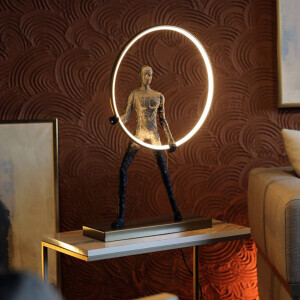 Lucca Siyah Dokulu Heykel Aydınlatma - TepeHome (1)