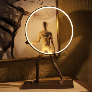 Lucca Vizon Dokulu Heykel Aydınlatma - TepeHome (1)