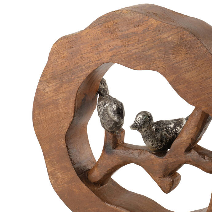 Mango Ağacı Dekoratif Dallardaki Kuşlar - 2