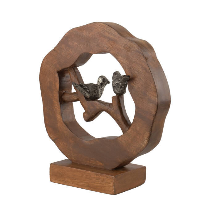 Mango Ağacı Dekoratif Dallardaki Kuşlar - 4