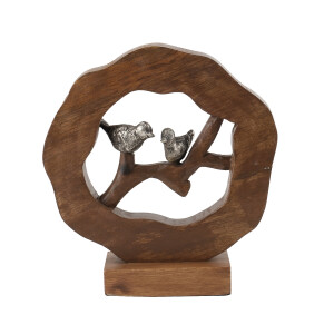 Mango Ağacı Dekoratif Dallardaki Kuşlar - 5