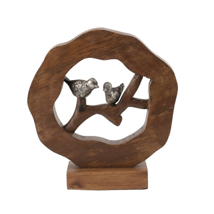 Mango Ağacı Dekoratif Dallardaki Kuşlar - 5