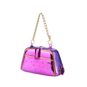 Mavi Fuşya Simli Çanta Ağaç Süsü - TepeHome (1)