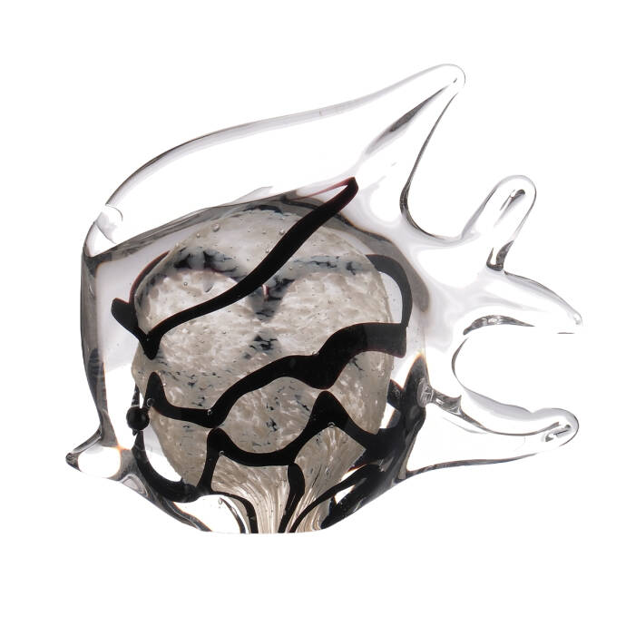 Melek Balığı Figürlü Cam Dekoratif Obje - 3