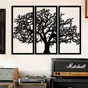 Metal Ağaç Duvar Dekoru - TepeHome