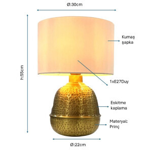 Modern Eskitme Masa Lambası 1275-M1 - TepeHome (1)