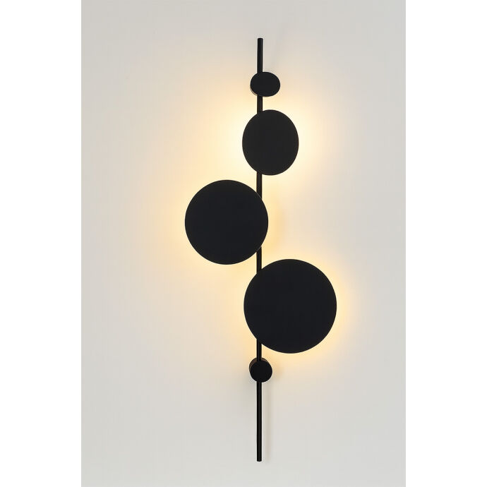 Modern Siyah Boyalı Aplik 1289-Ap-Bsy