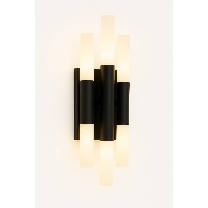 Modern Siyah Boyalı Aplik 1293-Ap-3Bsy - 1