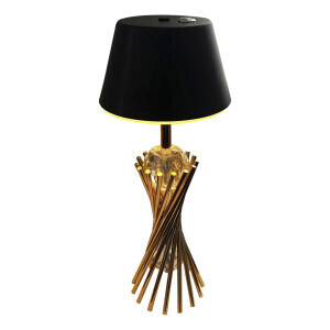 Modern Siyah Gold Masa Lambası 1276 - TepeHome