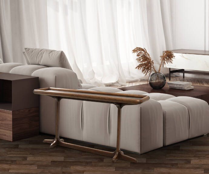 Modest Koltuk Arkası Sehpa - 2