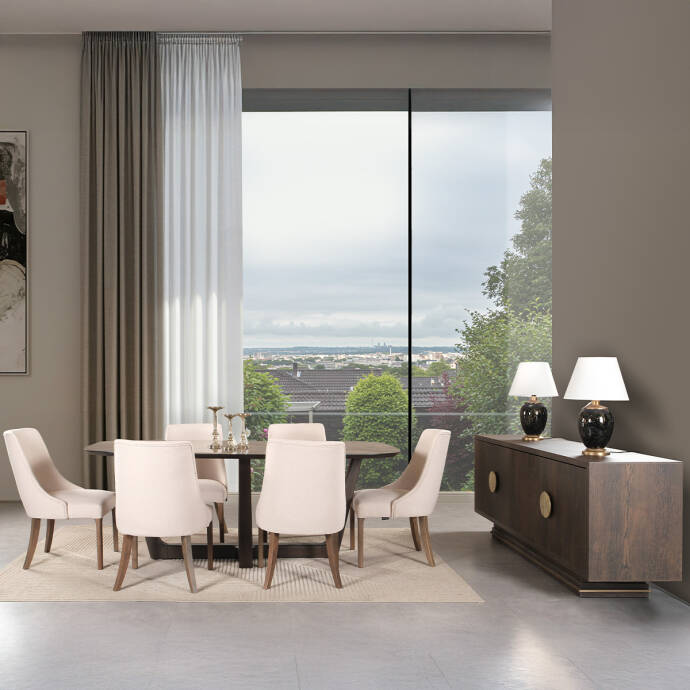 Morgan Sabit Yemek Masası 209 Cm - 2