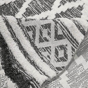 Moroccotton Antrasit Halı 22297A - 4