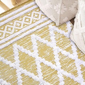 Moroccotton Sarı Halı 22297A - 3