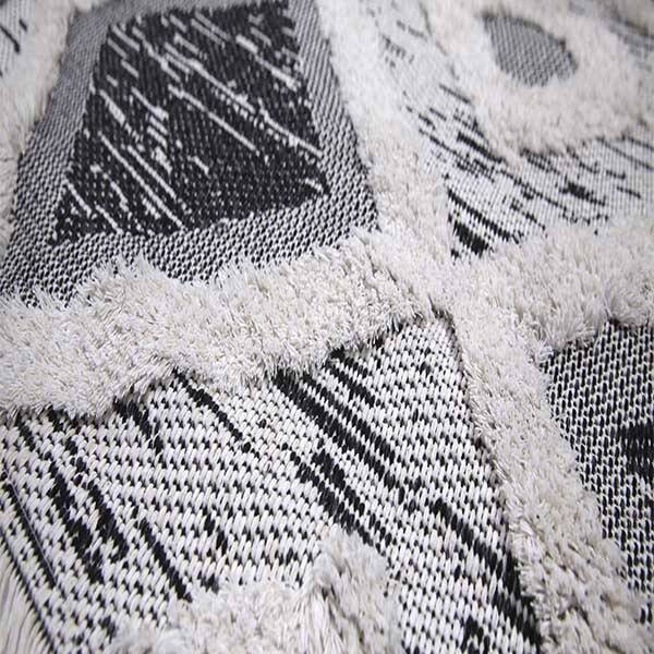 Moroccotton Siyah Halı 22324A - 3