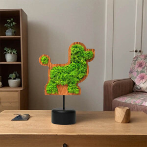 Mossy Dog Yosunlu Dekoratif Obje - TepeHome (1)
