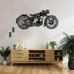 Motor Metal Duvar Dekoru - TepeHome