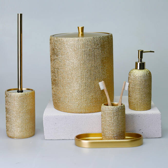 Natural Banyo Seti Altın - 1