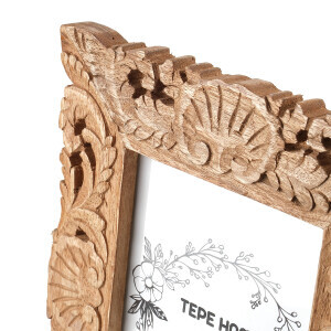 Natural Çiçek Desen Fot. Çerçevesi 5X7 - TepeHome (1)