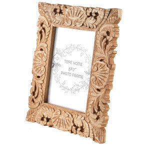 Natural Çiçek Desen Fot. Çerçevesi 5X7 - TepeHome