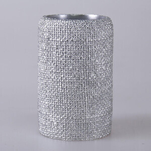 Natural Diş Fırçalık Gümüş - TepeHome