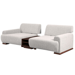 Nill Üçlü Sehpalı Koltuk Mito 1001 Kumaş - 3