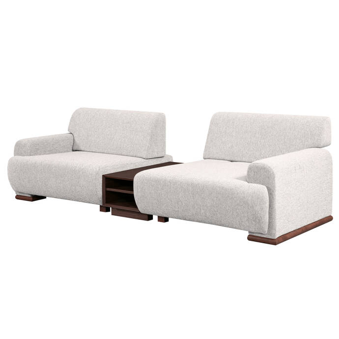 Nill Üçlü Sehpalı Koltuk Mito 1001 Kumaş - 4