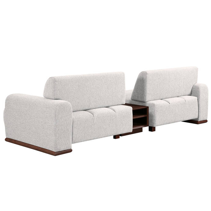 Nill Üçlü Sehpalı Koltuk Mito 1001 Kumaş - 5