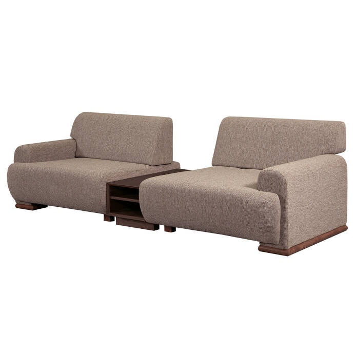 Nill Üçlü Sehpalı Koltuk Mito 7701 Kumaş - 4