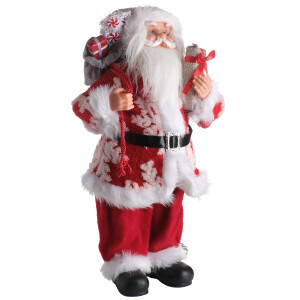 Noel Baba Ayakta Hediye Çantalı 60Cm - TepeHome (1)