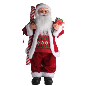 Noel Baba Şeker Bastonlu 60Cm - TepeHome (1)