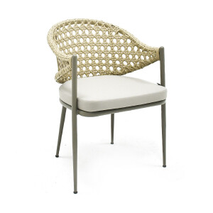 Bullet Rattan Örgü Sandalye - 1