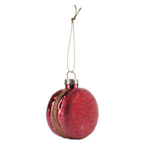 Parıltılı Kırmızı Yılbaşı Ağaç Topu - TepeHome