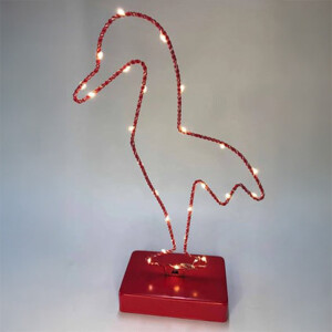 Peri Ledli Metal Flamingo Lamba - TepeHome